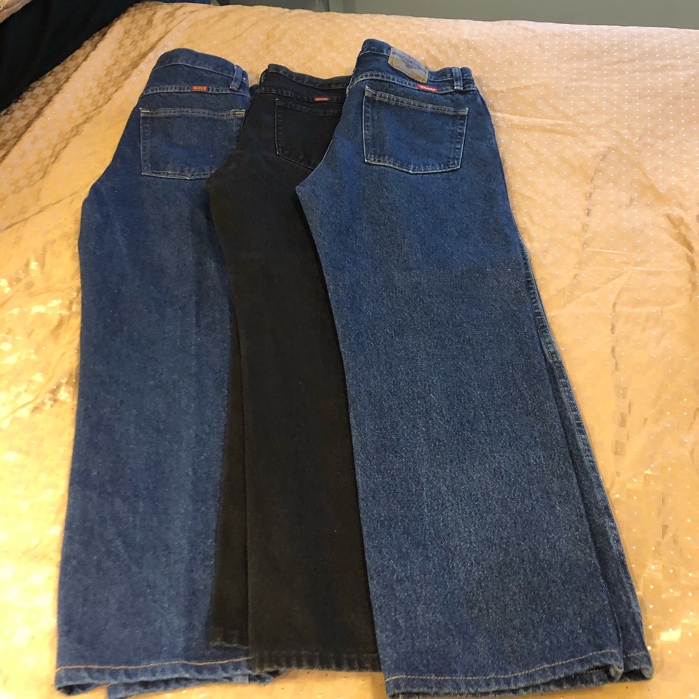 33/30 Jeans Bundle 3 Pair Wrangler/Rustler